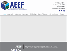 Tablet Screenshot of alaskaeef.org